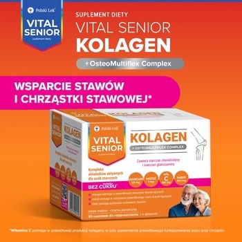 Vital Senior Kolagen, proszek, 30 saszetek