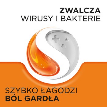 Strepsils pomarańczowy z witaminą C, pastylki twarde, 24 szt.