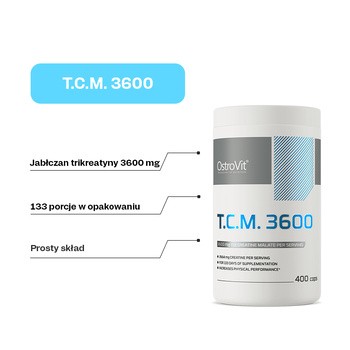 OstroVit T.C.M. 3600, kapsułki, 400 szt.