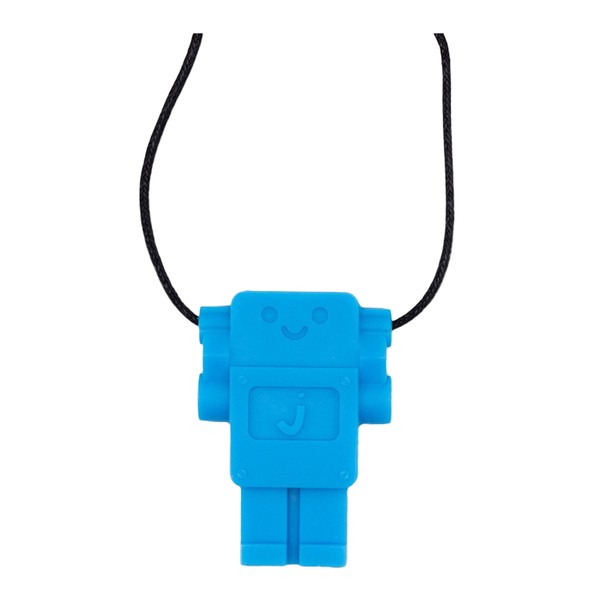 Jellystone Designs, gryzak terapeutyczny Niebieski Robot, 1 szt.