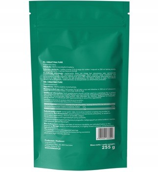 Intenson Kreatyna Monohydrat, proszek, 255 g