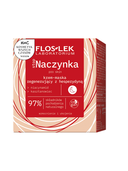 Flos-Lek, Stop Naczynka, krem-maska regenerujący z hesperydyną na noc, 50 ml