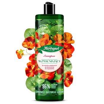 Herbapol, szampon wzmacniający, 400 ml