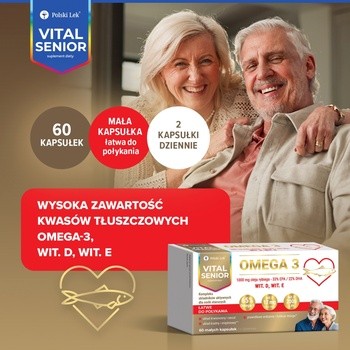 Vital Senior Omega 3, kapsułki, 60 szt.