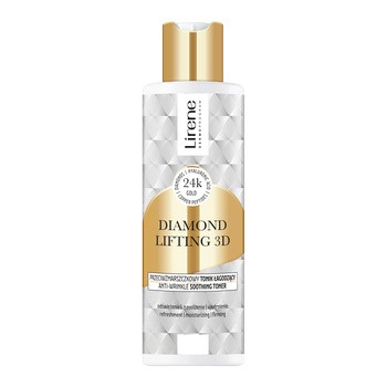 Lirene Dermoprogram Diamentowy Lifting 3D, przeciwzmarszczkowy tonik łagodzący, 200 ml