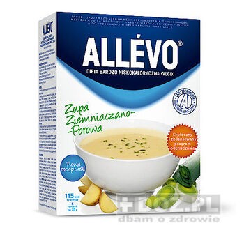 Allevo Zupa ziemniaczano-porowa, proszek, 5 saszetek