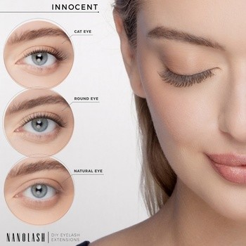 Nanolash DIY Eyelash Extensions Starter Kit, zestaw startowy do aplikacji sztucznych rzęs, Innocent, 1 szt.