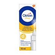 alt Otrivin Allergy, 2,5mg+0,25mg/ml, aerozol do nosa, 15 ml