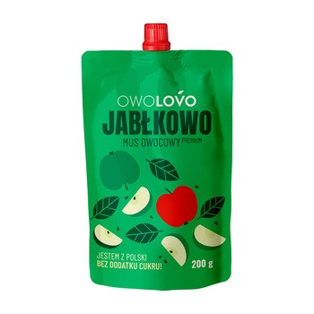 Owolovo Jabłkowo, mus jabłkowy, 200 g