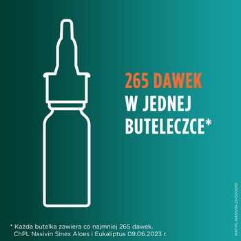 Nasivin Sinex Aloes i Eukaliptus,0,5mg/ml,aer.do nosa, 15 ml