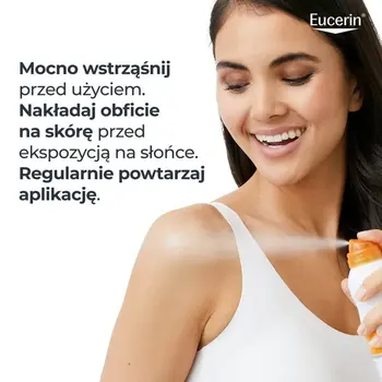 Eucerin Sun Oil Control SPF 50+, transparentny spray ochronny do ciała, 200 ml
