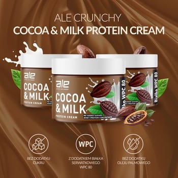 ALE Cocoa & Milk Protein Cream, krem, 200 g