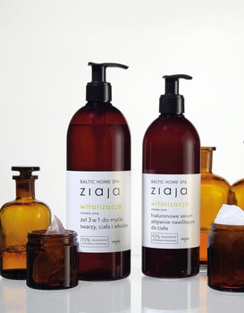 Ziaja Baltic Home SPA, Witalizacja, hialuronowe serum aktywnie nawilżające do ciała, 400 ml
