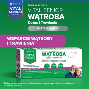 Vital Senior Wątroba, tabletki, 30 szt.
