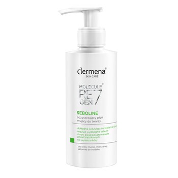 Dermena Skin Care, Seboline, oczyszczający płyn myjący do twarzy, 200 ml