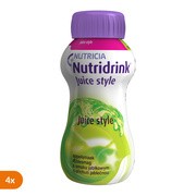 Nutridrink Juice Style, płyn, o smaku jabłkowym, 4 x 200 ml