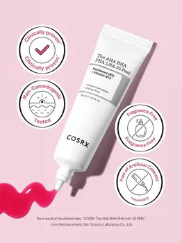Cosrx The AHA BHA LHA PHA 35 Peel, peeling do twarzy, 30 ml