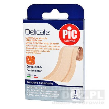 PiC Delicate Strip, plaster, 8 cm x 0,5 m, 1 sztuka