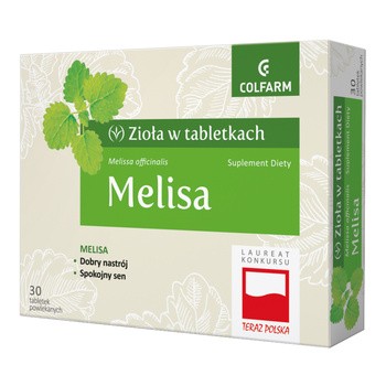 Melisa, tabletki powlekane, 30 szt.