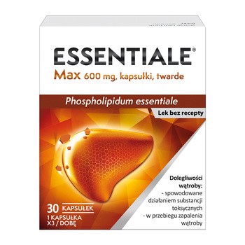 Zestaw 3x Essentiale Max, 600 mg, kapsułki, 30 szt.