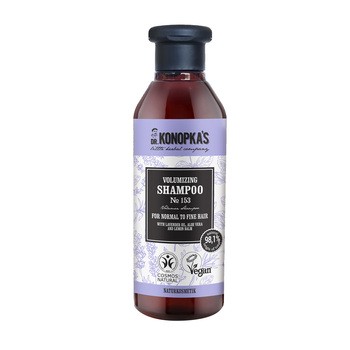 Dr.Konopka's Nº153, szampon zwiększający objętość dla włosów normalnych i cienkich, 280 ml