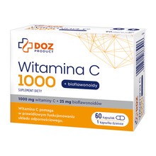 DOZ Product Witamina C 1000 + bioflawonoidy, kapsułki, 60 szt.