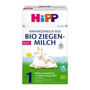 alt Hipp 1, mleko początkowe z mleka koziego BIO, od urodzenia, proszek, 400 g