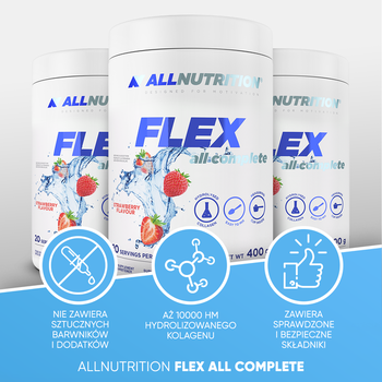 Zestaw 2 x Allnutrition Flex All Complete, proszek, smak wiśniowy, 400 g
