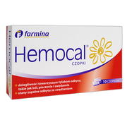 Hemocal, czopki, 10 szt