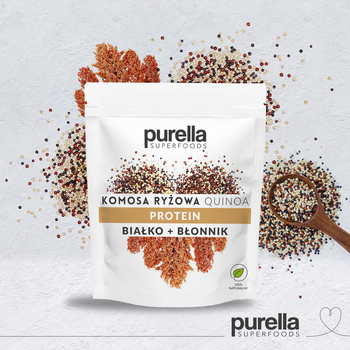 Purella Superfoods, Komosa ryżowa trójkolorowa, 180 g