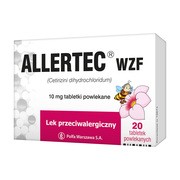 Allertec WZF, 10 mg, tabletki powlekane, 20 szt.