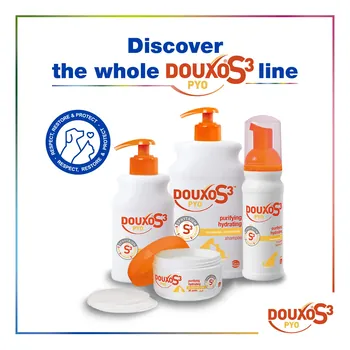 Douxo S3 Chlo, płatki dezynfekujące dla psów i kotów, 30 szt.
