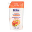 Luksja Creamy & Soft, energetyzujące mydło w płynie, Brzoskwinia i Biała Herbata, refill, 900 ml
