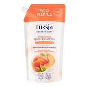 Luksja Creamy & Soft, energetyzujące mydło w płynie, Brzoskwinia i Biała Herbata, refill, 900 ml https://azcdn.doz.pl/image/d/product/0a50cbe7-scale-180x180.png