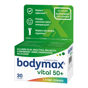 Bodymax Vital 50+, tabletki, 30 szt.