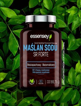 Essensey Maślan Sodu SR Forte, kaps., 90 szt