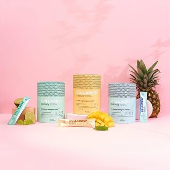 Colladrop Beauty, Kolagen HMG 10000 mg, proszek, smak mango, 30 szt.