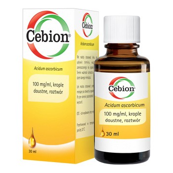 Zestaw 3x Cebion, 100 mg/ml, krople doustne, 30 ml