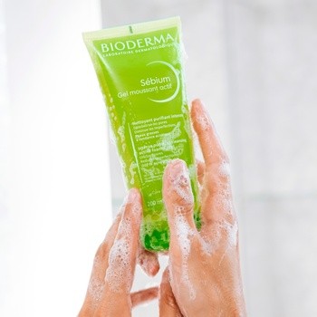 Bioderma Sebium Gel moussant actif, żel oczyszczający do skóry tłustej i trądzikowej, 200 ml