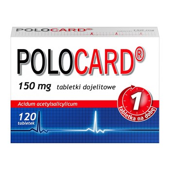 Polocard, 150 mg, tabletki dojelitowe, 120 szt.