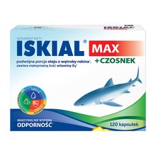 Iskial MAX + Czosnek, kapsułki, 120 szt.