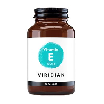 Viridian, Naturalna Witamina E 330mg (400 IU), kapsułki, 30 szt.