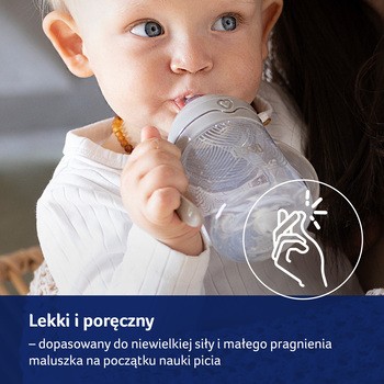 Canpol Lovi, Harmony, pierwszy kubek z obciążoną słomką, 6 m+, 150 ml