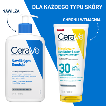 CeraVe, nawilżający fluid przeciwsłoneczny SPF 30, 177 ml