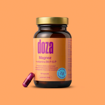 Doza Magnez + Witamina B6 P-5-P, kapsułki, 60 szt.