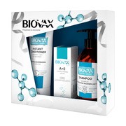 Zestaw Promocyjny Biovax Keratyna + Jedwab, szampon, 200 ml + odżywka ekspresowa 7w1, 200 ml + serum A+E, 15 ml GRATIS
