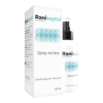 Raniseptol, spray na rany, 125 ml