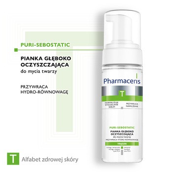 Pharmaceris T Puri-Sebostatic, pianka głęboko oczyszczająca, 150 ml