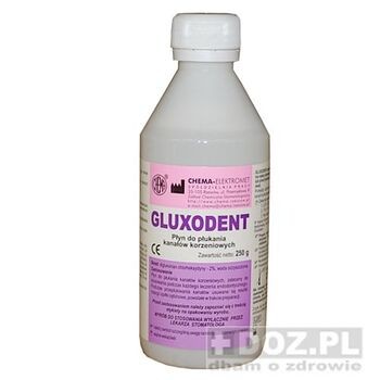 Gluxodent, płyn do płukania kanału korzeniowego, 250 ml