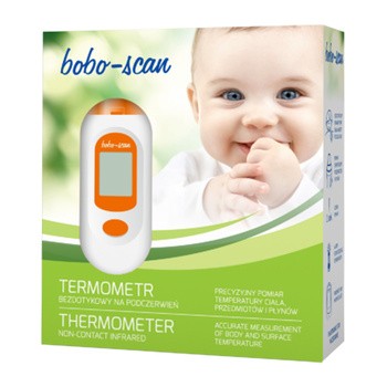 Termometr bezdotykowy Bobo-Scan, na podczerwień, dla dzieci, 1 szt.